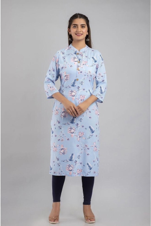 mauka-light-blue-rayon-womens-straight-kurti-pack-of-1-none