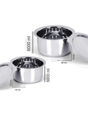 stainless-steel-patilatopetasla-with-capsulated-induction-bottom-and-ss-lid-set-of-3145l2-l25l