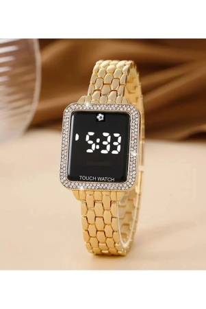 rhonium-gold-metal-digital-womens-watch