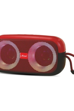 CYOMI MAX 650 RED 10 W Bluetooth Speaker Bluetooth V 5.1 with USB,SD card Slot,3D Bass Playback Time 8 hrs Red - Red