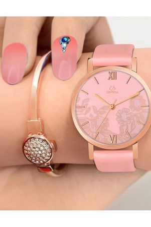 septem-pink-leather-analog-womens-watch