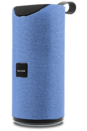 tecsox-stone-speaker-5-w-bluetooth-speaker-bluetooth-v50-with-usbsd-card-slotaux3d-bass-playback-time-6-hrs-blue-blue