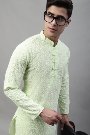 jompers-mens-green-embroidered-kurta-only-xxl-green