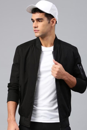 adorate-polyester-mens-casual-jacket-black-pack-of-1-none