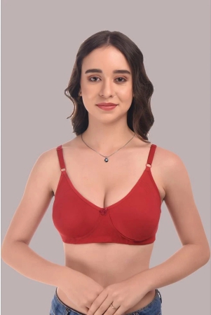 elina-pack-of-1-cotton-heavily-padded-womens-plunge-bra-maroon-none