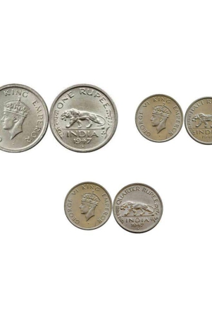 pe-one-rupee-half-rupee-quater-rupee-1947-rare-coins-of-india-total-3-coins-tiger-coins