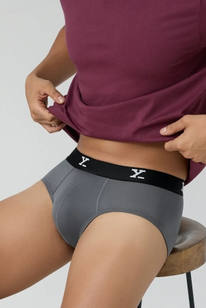 Ace Modal Briefs Charcoal Grey XL