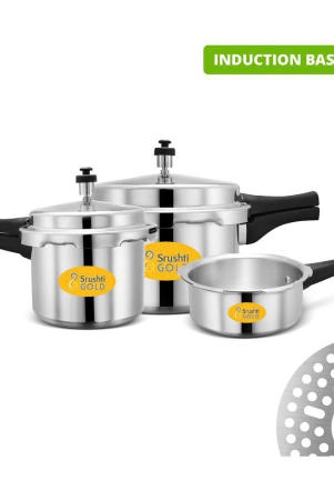 srushti-gold-2l3l5l-5-l-aluminium-outerlid-pressure-cooker-with-induction-base