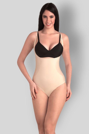 Swee - Beige Nylon Womens Shapewear ( Pack of 1 ) - 2XL