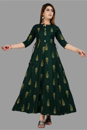 sipet-green-rayon-womens-anarkali-kurti-pack-of-1-none