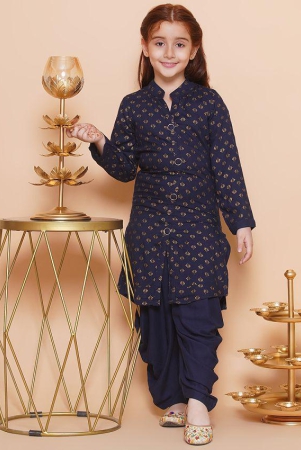 arshia-fashions-blue-rayon-girls-patiala-kurta-set-pack-of-1-none