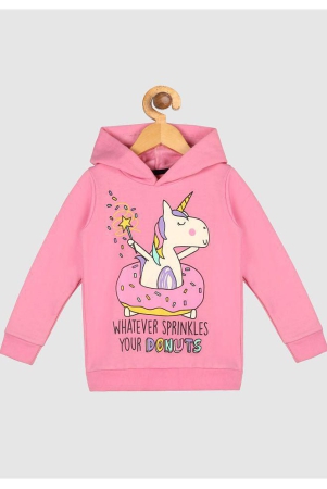 lazy-shark-girls-printed-pink-sweatshirts-none