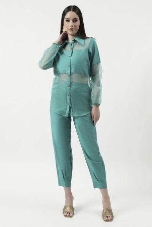 zima-leto-womens-semi-sheer-stylish-shirt-top-with-matching-pant-set-none