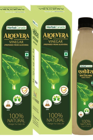 Herbal Canada Aloevera Vinegarx2 Liquid 500 ml Pack Of 2