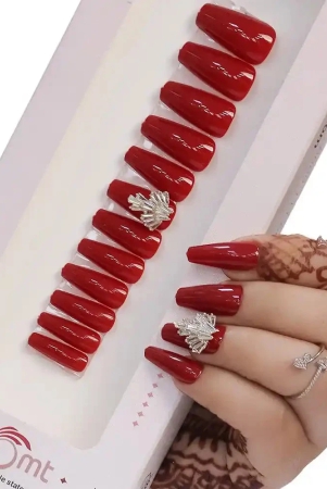 party-nails-unique-charm-nail-kit-included-down-red