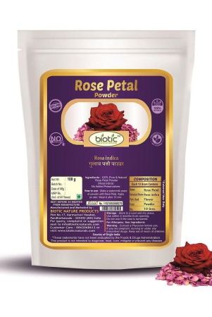 biotic-rose-petal-powder-rosa-indica-gulab-patti-powder-100-gm