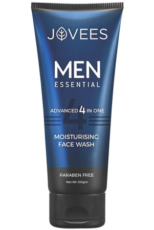 jovees-herbal-men-essential-face-wash-advanced-4-in-1-moisturising-facewash-cleanser-exfoliator-rejuvenator-moisturiser-100-gm