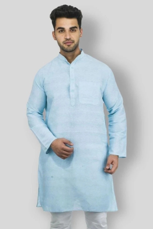 deshbandhu-dbk-sky-blue-cotton-mens-regular-kurta-pack-of-1-none