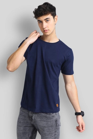 paul-street-navy-blue-cotton-blend-slim-fit-mens-t-shirt-pack-of-1-none