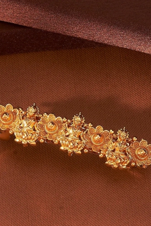 antique-plain-gold-hair-clip-with-gold-plating-gold