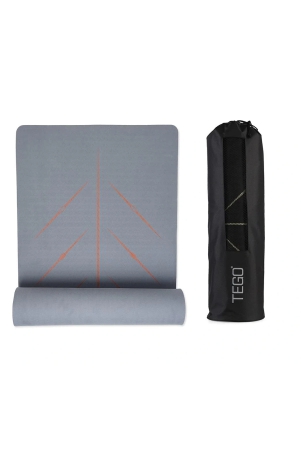 tego-core-yoga-mat-with-guidealign-yoga-mat-holder-bag-colour-grey-brick-size-8-mm-by-total-sporting-and-fitness-solutions-pvt-ltd