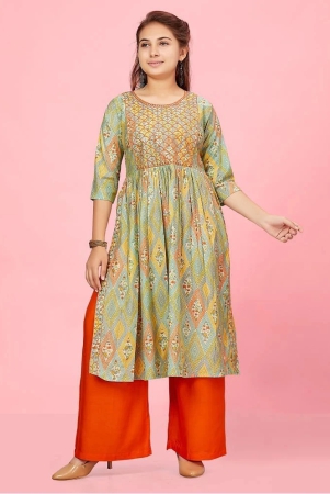 aarika-orange-silk-girls-kurti-pack-of-1-none