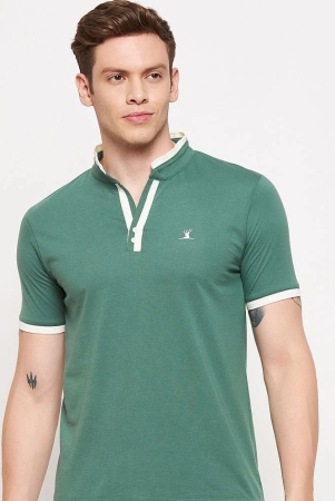 lycos-cotton-blend-regular-fit-solid-half-sleeves-mens-t-shirt-green-pack-of-1-none