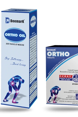 deemark-ortho-oil-ortho-tab-100ml-90-tab-joint-pain-muscles-pain-cramps-sprains-arthritis-twitching-rehabilitates-stiff-joints-frozen-joints-tablets-200-g