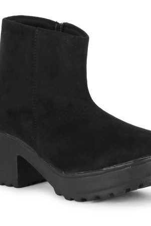 ishransh-black-womens-ankle-length-boots-none