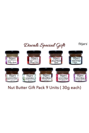 fitjars-assorted-signature-nut-butter-gift-pack-1x30gm-mini-jars-of-each-flavour-9-units