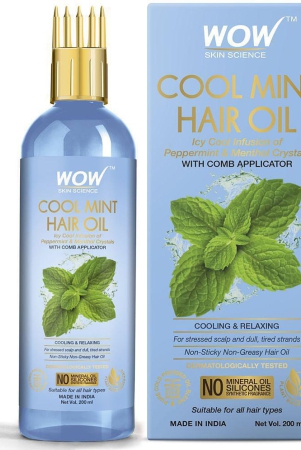 wow-skin-science-cool-mint-hair-oil-with-comb-applicator-no-mineral-oil-silicones-synthetic-fragrance-200ml