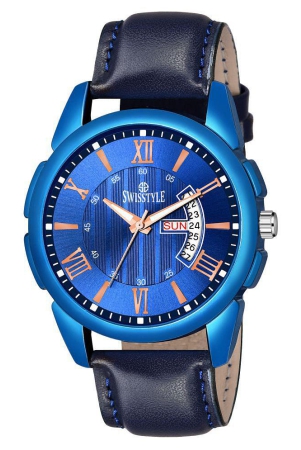 swisstyle-blue-leather-analog-mens-watch