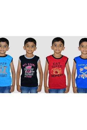 soft-apparels-multi-color-cotton-boys-t-shirt-pack-of-4-none