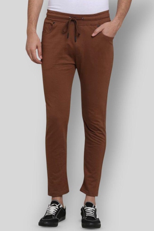 Berrylicious - Brown Cotton Blend Men's Trackpants ( Pack of 1 ) - L