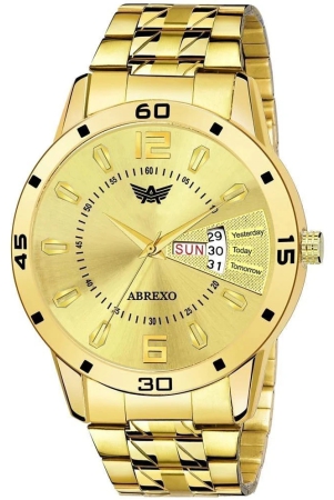 Abrexo Gold Stainless Steel Analog Mens Watch