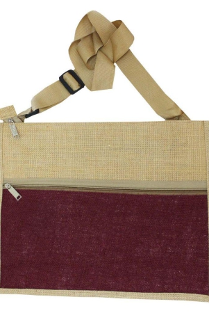 garvi-gurjari-a-gujarat-govt-enterprise-handmade-jute-laptop-bag-beige-and-burgundyggcsjlb03