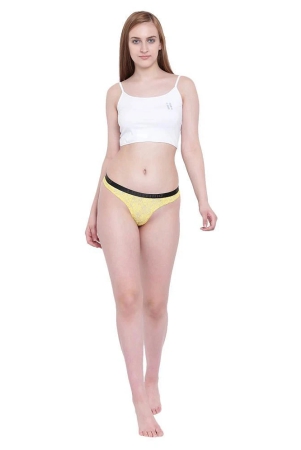 la-intimo-pack-of-1-nylon-womens-thongs-yellow-xl