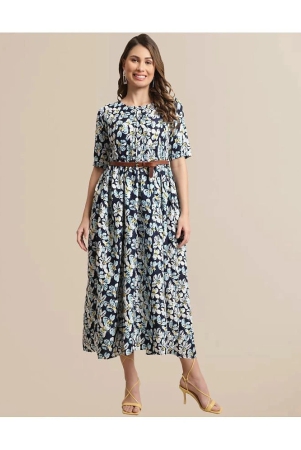 fabflee-blue-rayon-womens-fit-flare-dress-pack-of-1-none