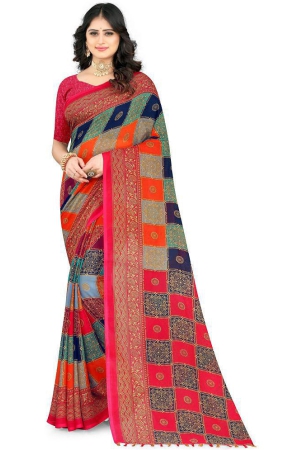 leelavati-multicolor-georgette-saree-with-blouse-piece-pack-of-1-multicolor