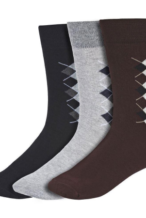 creature-brown-formal-mid-length-socks-brown