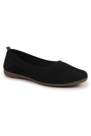 women-black-athleisure-active-wear-knitted-soft-fabric-slip-on-flat-ballerina-shoes-for-walking-7