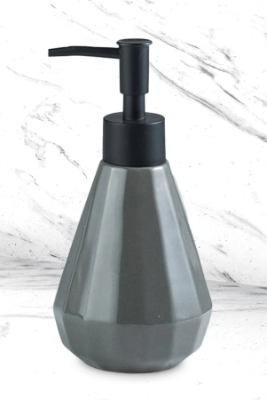 umai-liquid-soap-dispenser-stoneware-bathroom-sanitizer-lotion-shampoo-dispenser-ceramic-handwash-bottle-for-kitchen-soap-dispenser-for-wash-basin-bathroom-accessories-250-ml-grey-umai-liqu