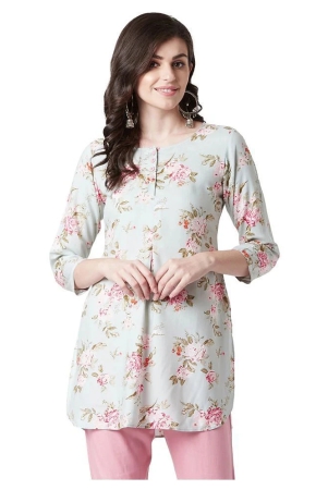 tissu-green-rayon-straight-kurti-xs