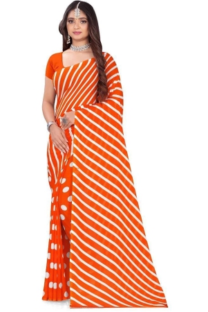 leelavati-orange-georgette-saree-with-blouse-piece-pack-of-1-orange