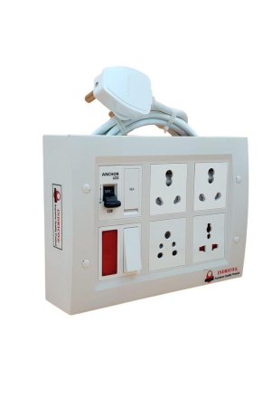 indrico-16amps-multi-socket-extension-ac-switch-board-15amp-with-mcb-20a-15a-6a-multi-outlet-box-plug-with-copper-cord-heavy-duty-wall-mounted-white-pack-of-1