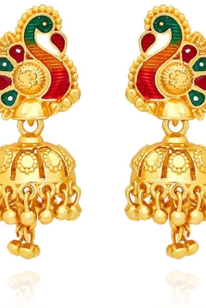 luv-fashion-golden-jhumki-earrings-pack-of-1-golden