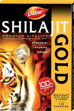 dabur-shilajit-gold-100-ayurvedic-capsules-for-strength-stamina-and-power-10-capsules