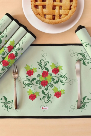 indigifts-table-mat-12x18-inches-set-of-6-green-placemats-dining-table-washable-dinner-mats-for-table-printed-rectangular-6-seater-table-mats