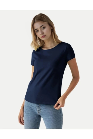 radprix-blue-cotton-regular-fit-womens-t-shirt-pack-of-1-none