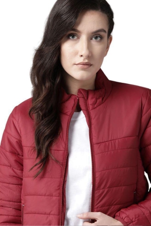 ppthefashionhub-polyester-maroon-jackets-none